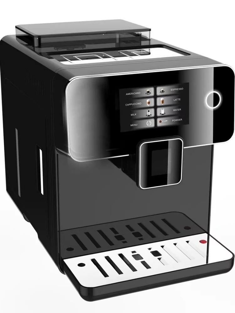 

Кофемашина 110 В 220 В, вспениватель молока, паровая машина, кофе для домашнего использования, итальянская пара, полностью автоматическая чашка