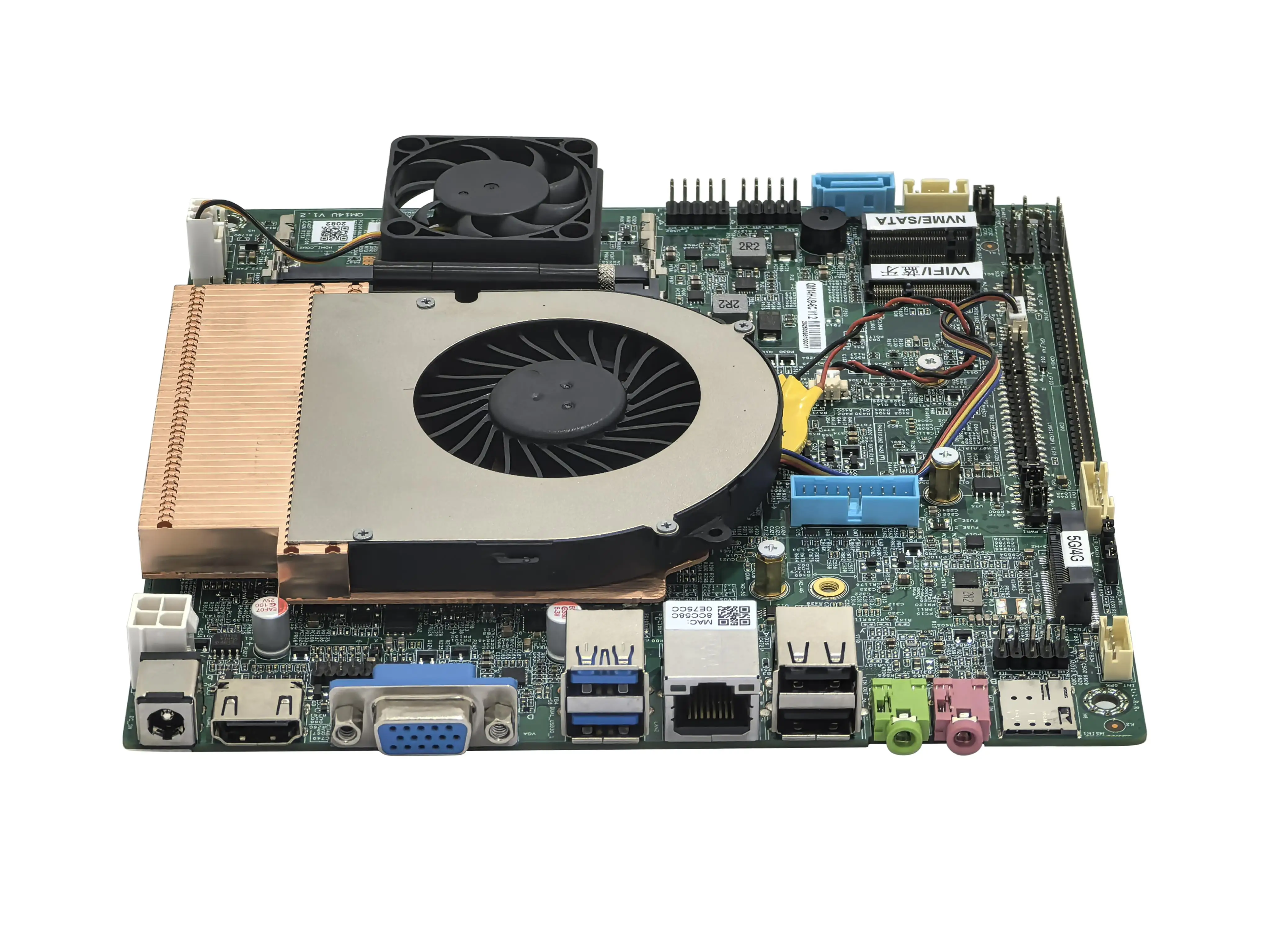 New NEW ELSKY Manufacturer Motherboard Ultra5 225U DDR5 96GB M.2 512GB USB WI-FI WIN10 HDMI/VGA Four Display Pc Motherboard Ddr4