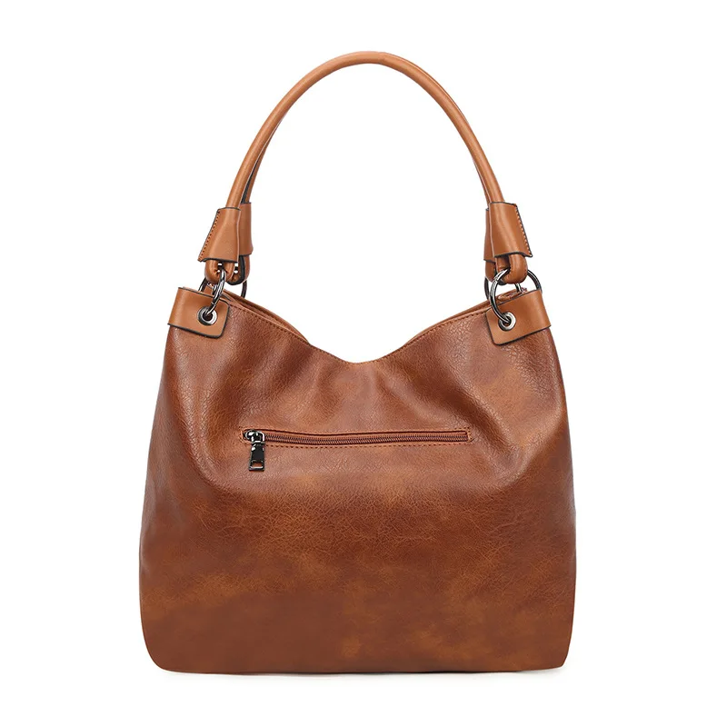 Women's Bag 2024 Tote Vintage Riveted Womenbags Purses And Handbags