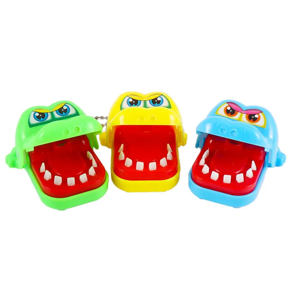 Jeu de morsure de doigt de dentiste pour enfants, jouet de crocodile populaire, cadeau de famille drôle pour les enfants, blague à grande bouche, gags