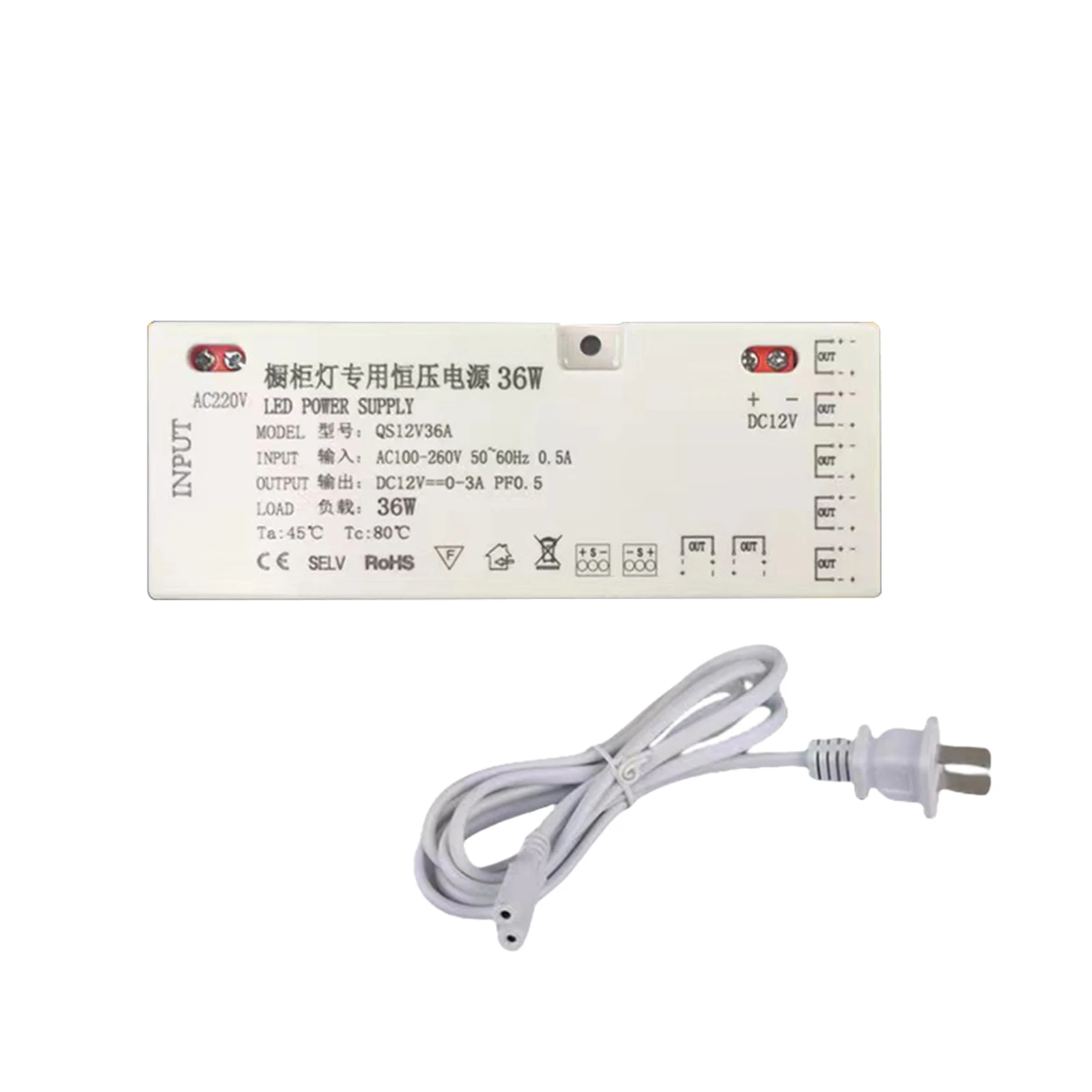 DIY Projects DIY Projects 12V LED Power Supply 100V-240VAC To 12VDC Overload Protection Overvoltage Protection