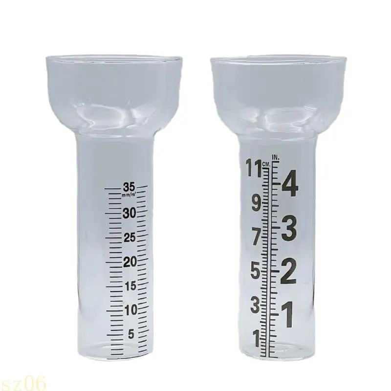 

Q2Q4 Weather Resistant Outdoor Rain Gauges with Double Scale Measurement for Accurate Precipitation trackings in Garden & Yard