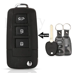 jingyuqin Upgrade Modified Car Key Shell Case Dla Hyundai H1 Bus I10 Avante Elantra HD Touring Yuedong Dla KIA Carens Sedona