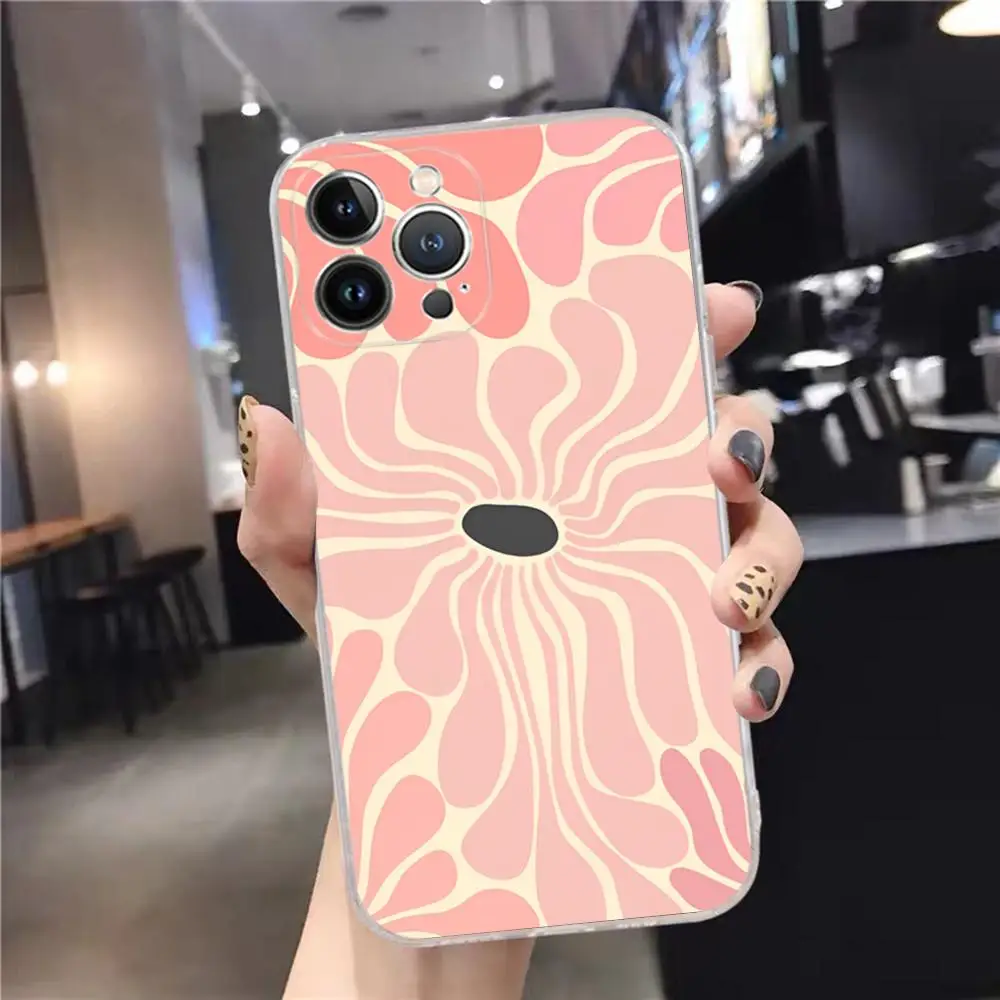 Abstract Flower Market Phone Case For iPhone 15 14 11 12 13 Mini Pro XS Max Cover 6 7 8 Plus X XR SE 2020 Funda Shell