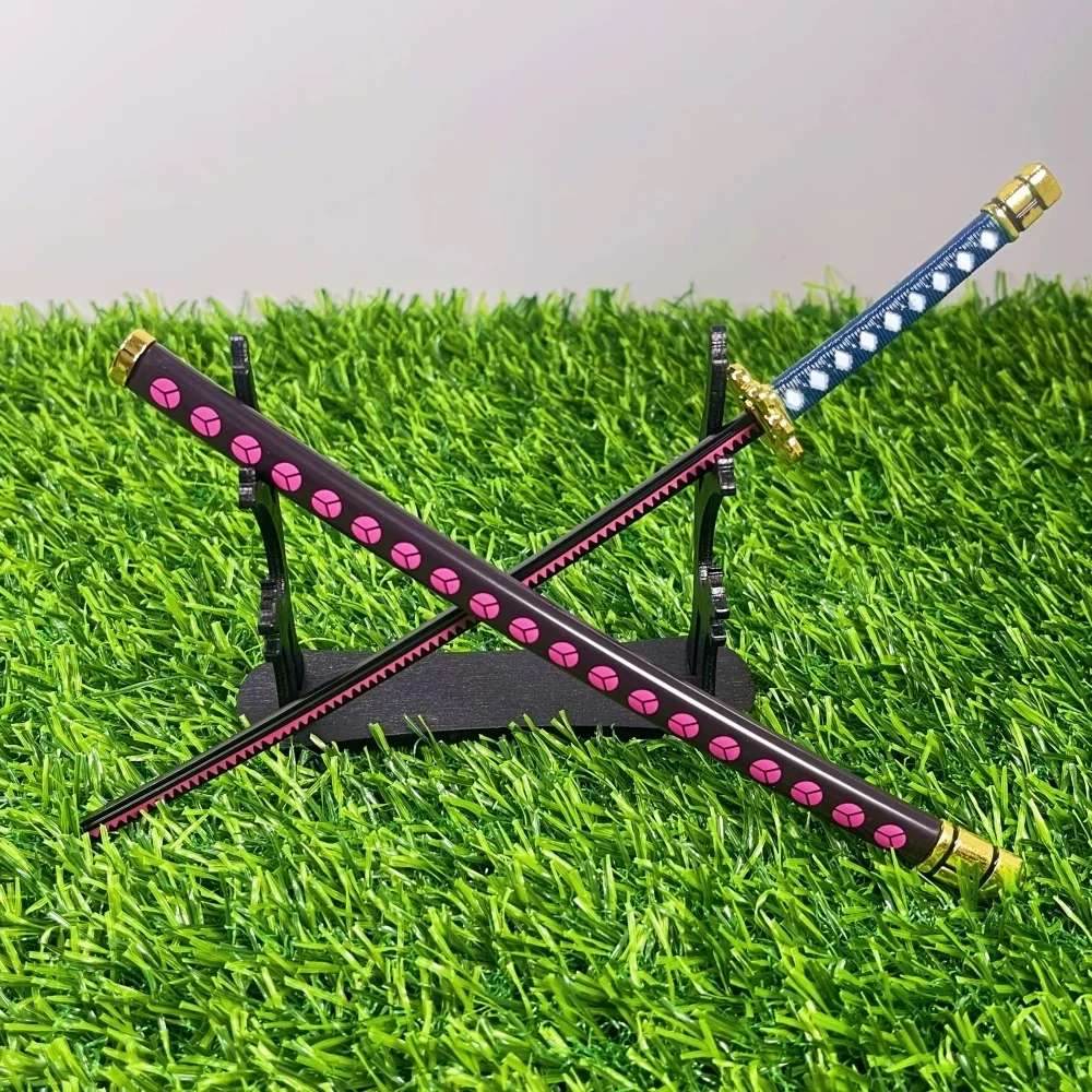 Katana Roronoa Zoro de 10 Polegadas, Sabre Samurai Original de Metal, Espada do Anime One Piece, Faca Ninja em Tamanho Real, Katana Japonesa, Presente