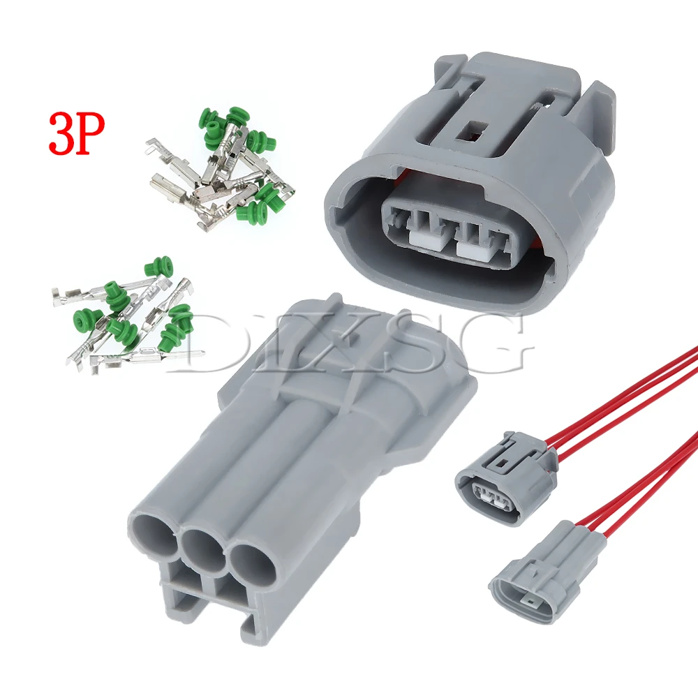 1 Set 3 Pin 6189-0443 6188-0282 6189-0442 90980-11349 90980-11348 Automobile Generator Headlamp Regulator Plug for Toyota