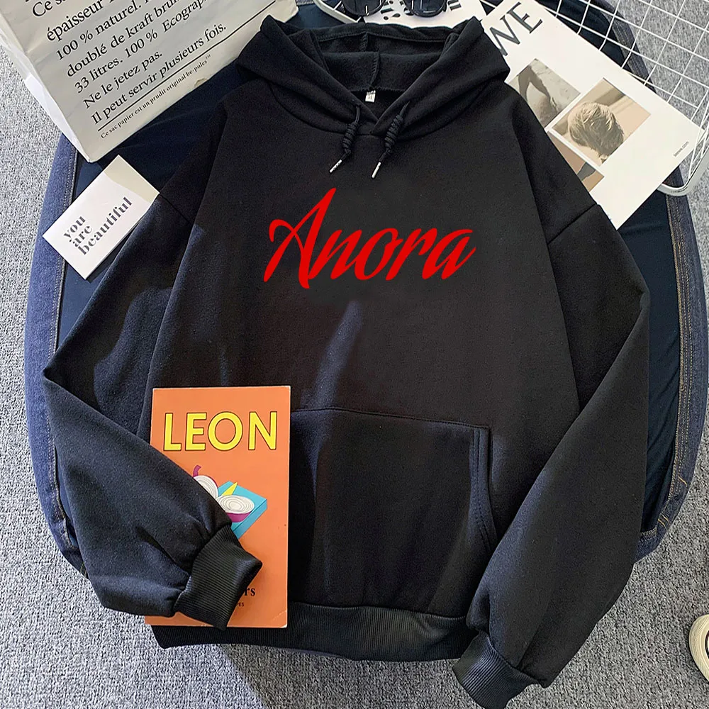 Anora Romantic and Comedy Movie 2024Hoodies Streetwear Graphic Printing Sweatshirts Sudaderas Para Mujer Hooded Winter Warm Tops