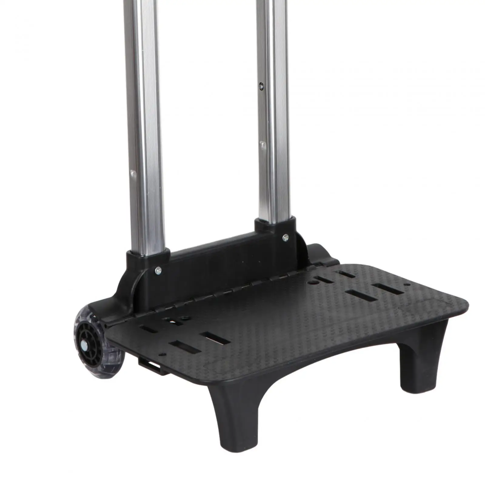 Backpack Trolley, Luggage Cart, Compact Foldable Telescopic Rod 2 Wheels,