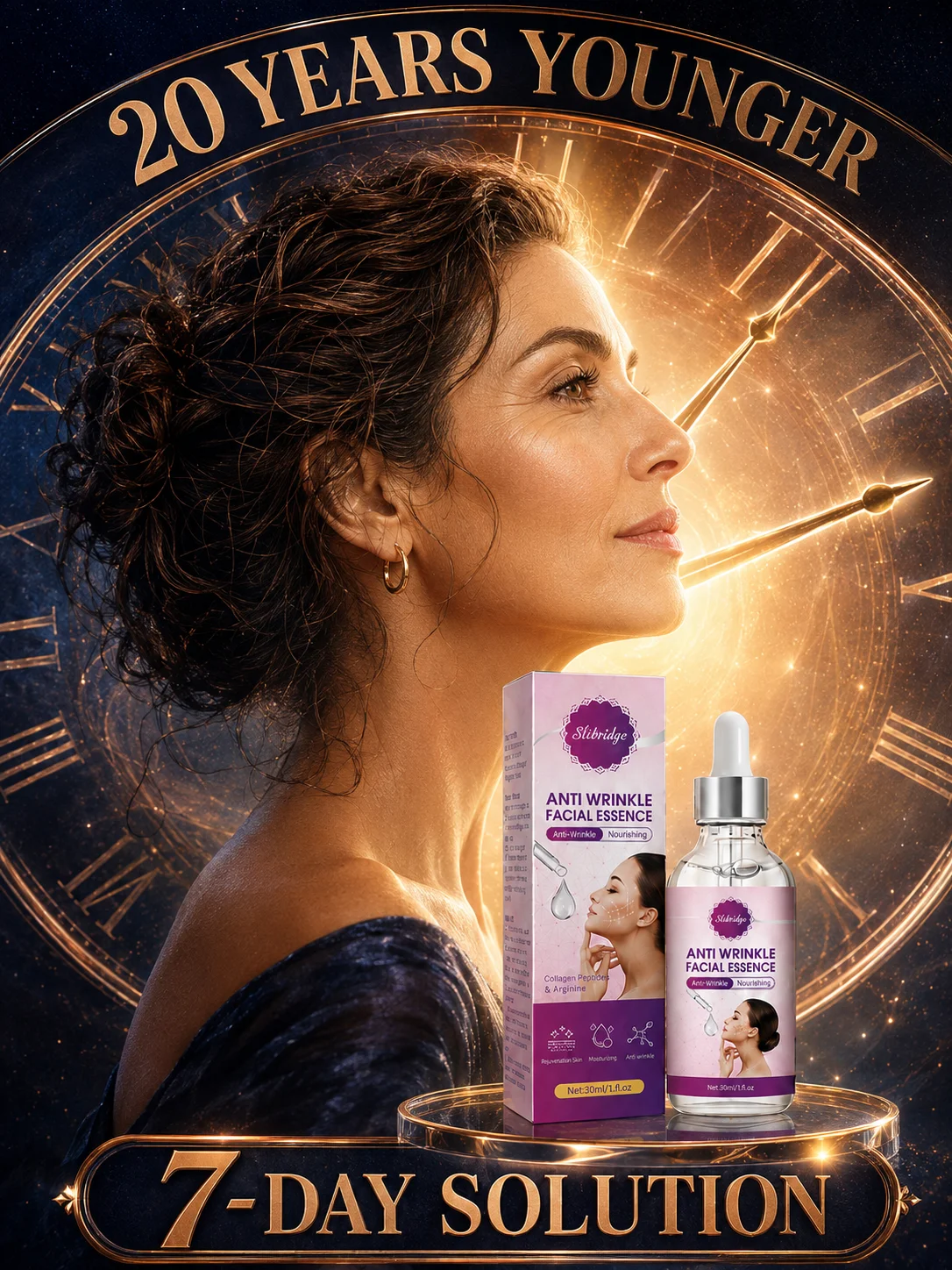 Hydrating Face Serum for Fine Lines, Skin Firming, Renewal and Collagen Care
