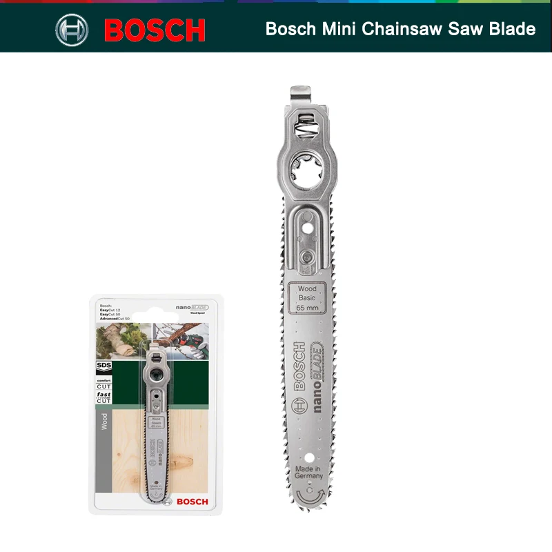 Bosch Home and Garden NanoBlade Saw Blade NanoBlade Wood Basic 65 Replacement Blades For Wood and Synthetic Materials