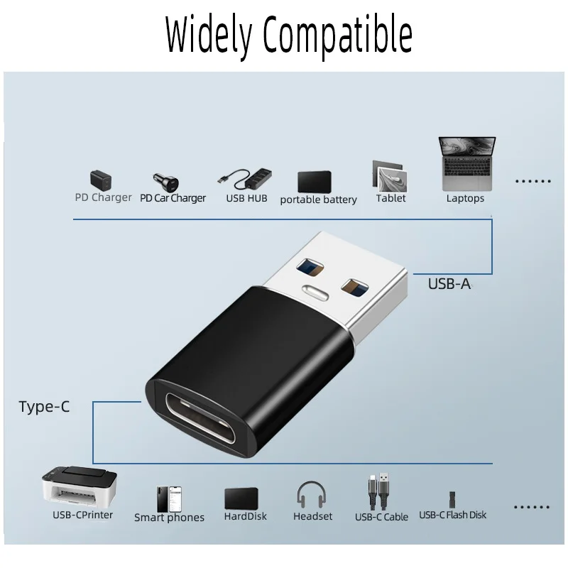 Адаптер OTG USB Type-C для наушников