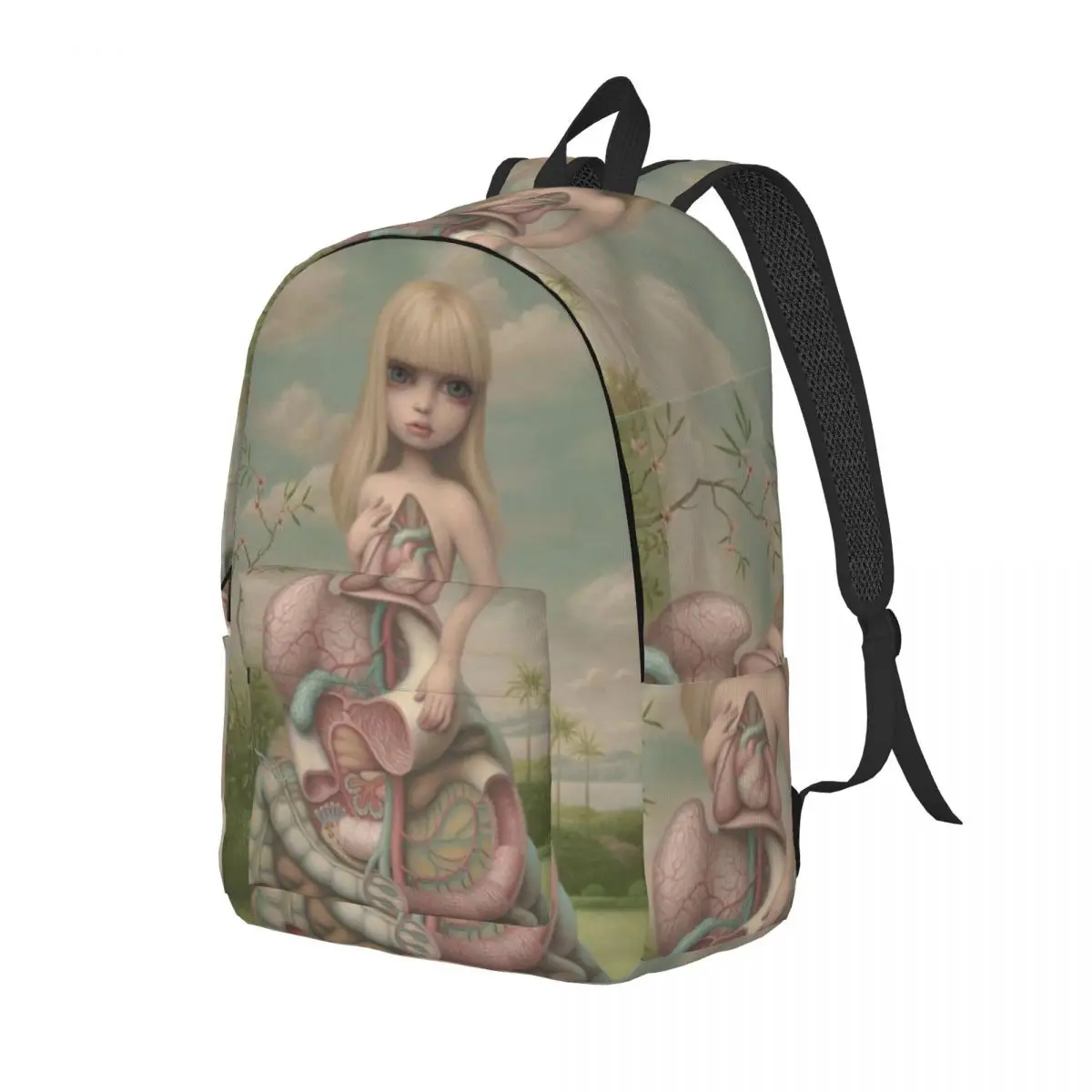 Mark Ryden Doll for Teens Student School Bookbag Daypack Elementary High College Travel