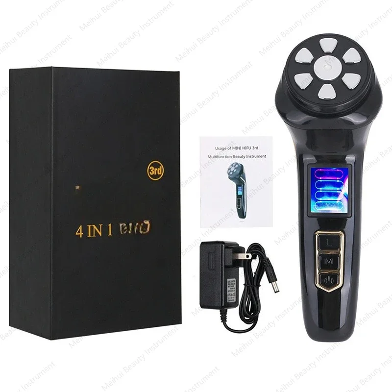 سكين بالموجات فوق الصوتية من الجيل الثالث، جهاز تجميل بتردد الراديو، جهاز نبض كهربائي صغير EMS، رفع وشد