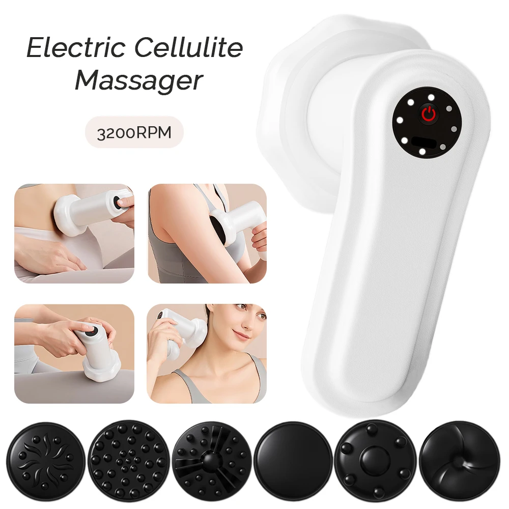 6-IN-1 Elektrische Körper Massager Muskeln Entspannung Massage Roller Drahtlose Körper Sculpting Maschine Anti Cellulite Körper masajeador