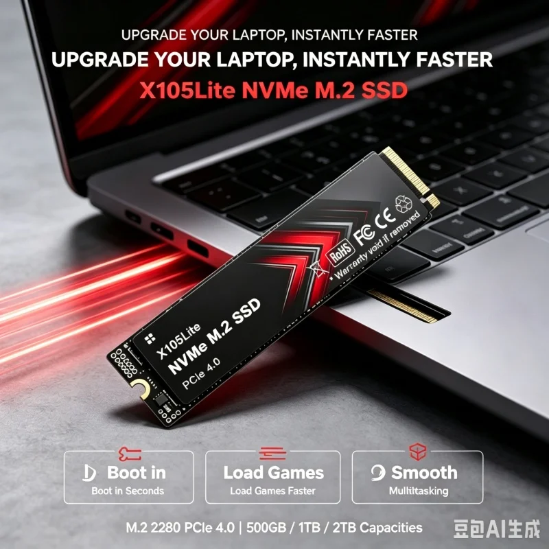X105Lite M2 PCIe4.0 2TB 1TB M.2 NVMe Gen3 256GB Hard Drive Solid State Disk NMVE PCIe 3.0 HDD for Laptop Desktop PS5