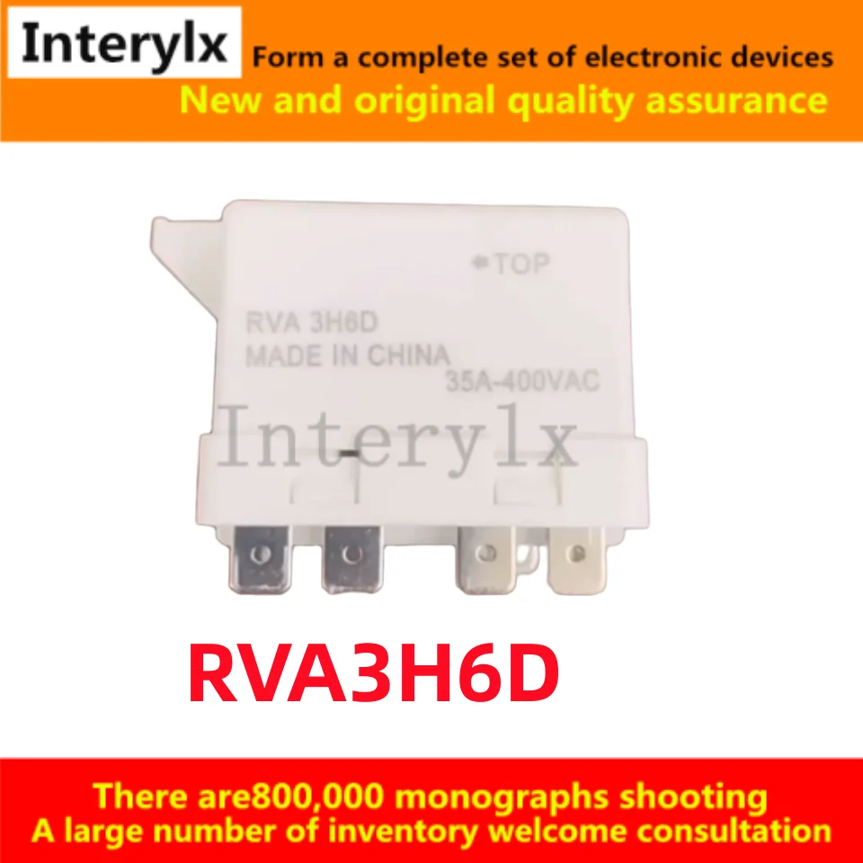 1Pcs/Lot New RVA3H6D RVA 3H6D 311 Compressor Starting Relay 35A-400V Ice Maker Accessories Starting Relay