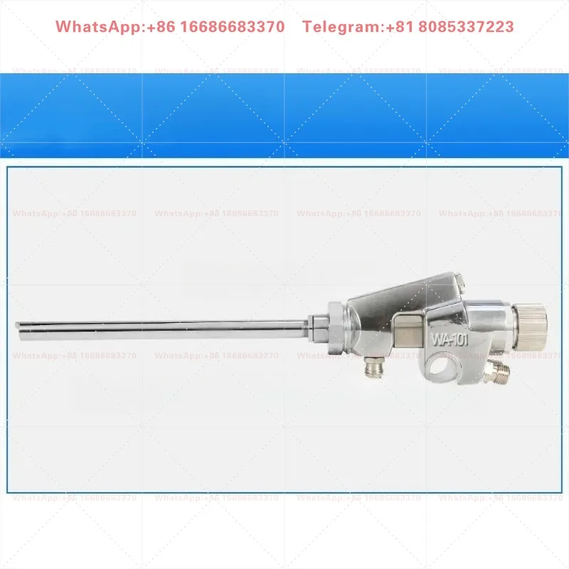 WA-101 Automatic Air Spray Gun with Extension Rod, Mini Air Painting Tool for Internal Coating Spraying