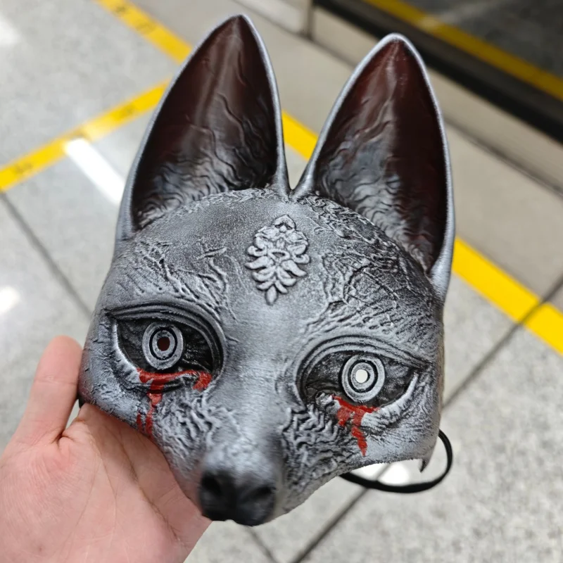 

IN STOCK Game Silent Hill Hinako Cosplay Halloween Shimizu Hinako Mask deepwater chick mask cos prop Shou Xing fox mask