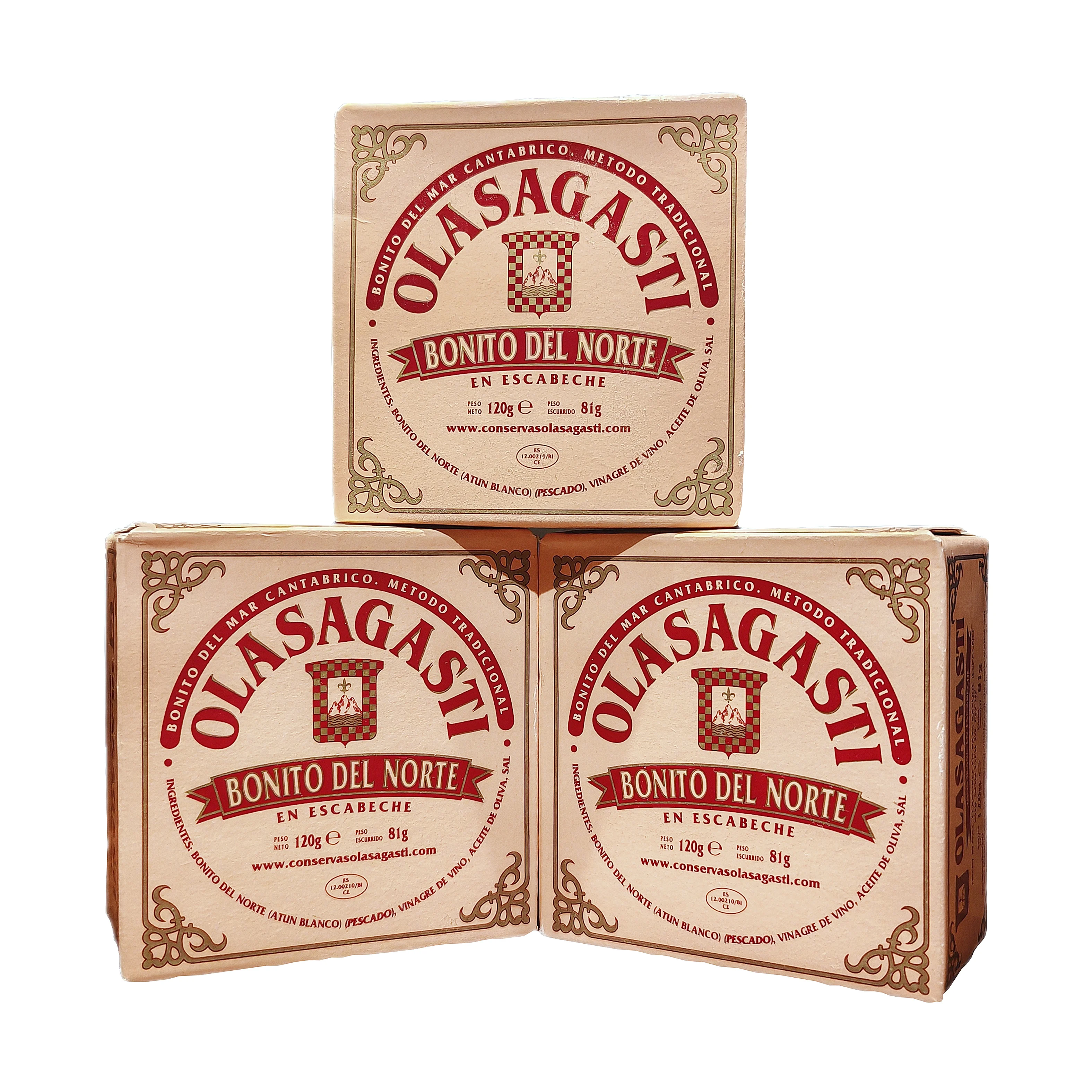 Bonito del norte en escabeche de Olasagasti (Pack de 3 unidades)