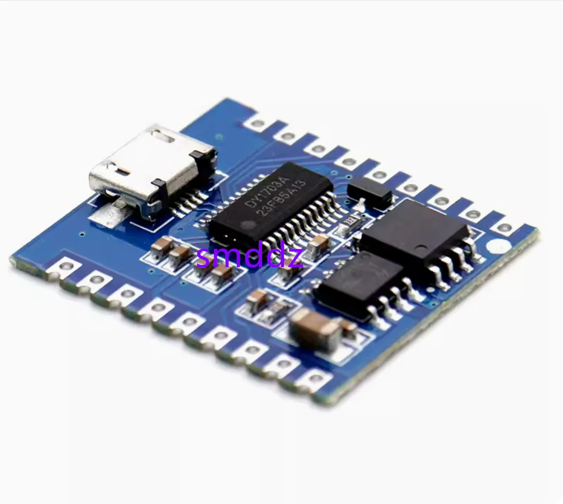 10pcs  /  Voice module DY-SV17F IO triggered serial port control USB download flash voice playback