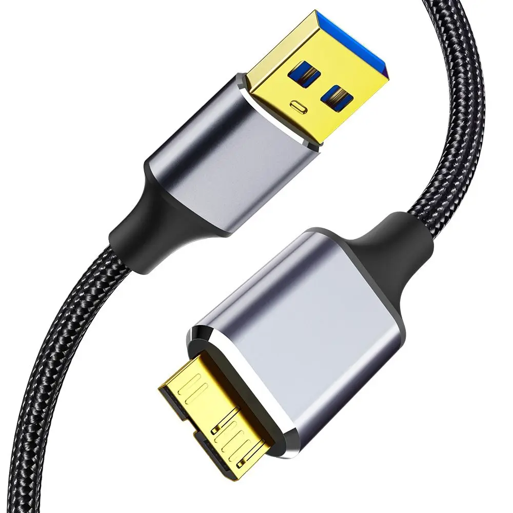 5Gbps USB 3.0 Type-A to Micro B Cable Laptop Computer High Speed Data Cord 1m/2m Durable for Samsung S5/Note 3