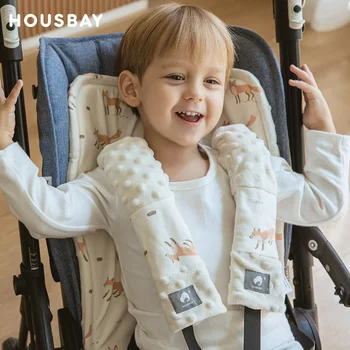 Dziecięcy fotelik bezpieczeństwa etui paska opaska na ramię samochodu ochrona klatki piersiowej świeca-mozaika poduszka chroniąca dziecko miękka podkładka przed uduszeniem