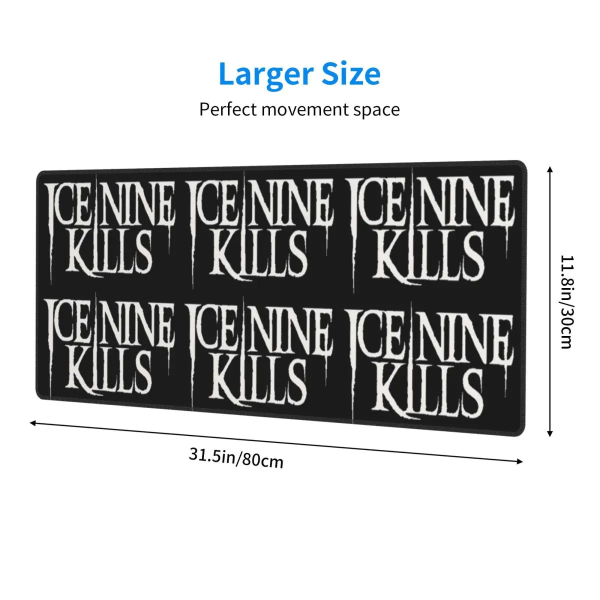 Large Mouse Pad Ice Nine Kills Gamer PC Laptop Mats Keyboard Carpet Computer Gaming Office Accessories Desk Mat