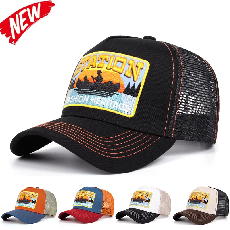 

High Quality Brand Anime Cartoon Snapback Cap Baseball Cap Men Women HipHop Dad Mesh Hat Trucker Hat Dropshipping Gorras Hombre