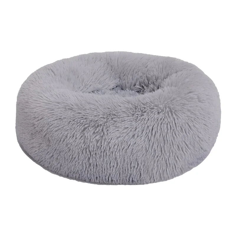 Cat Kennel Dog Kennel Plush Round Winter Warm Mat Pet Kennel Dog Mat Dog Bed Pet Supplies