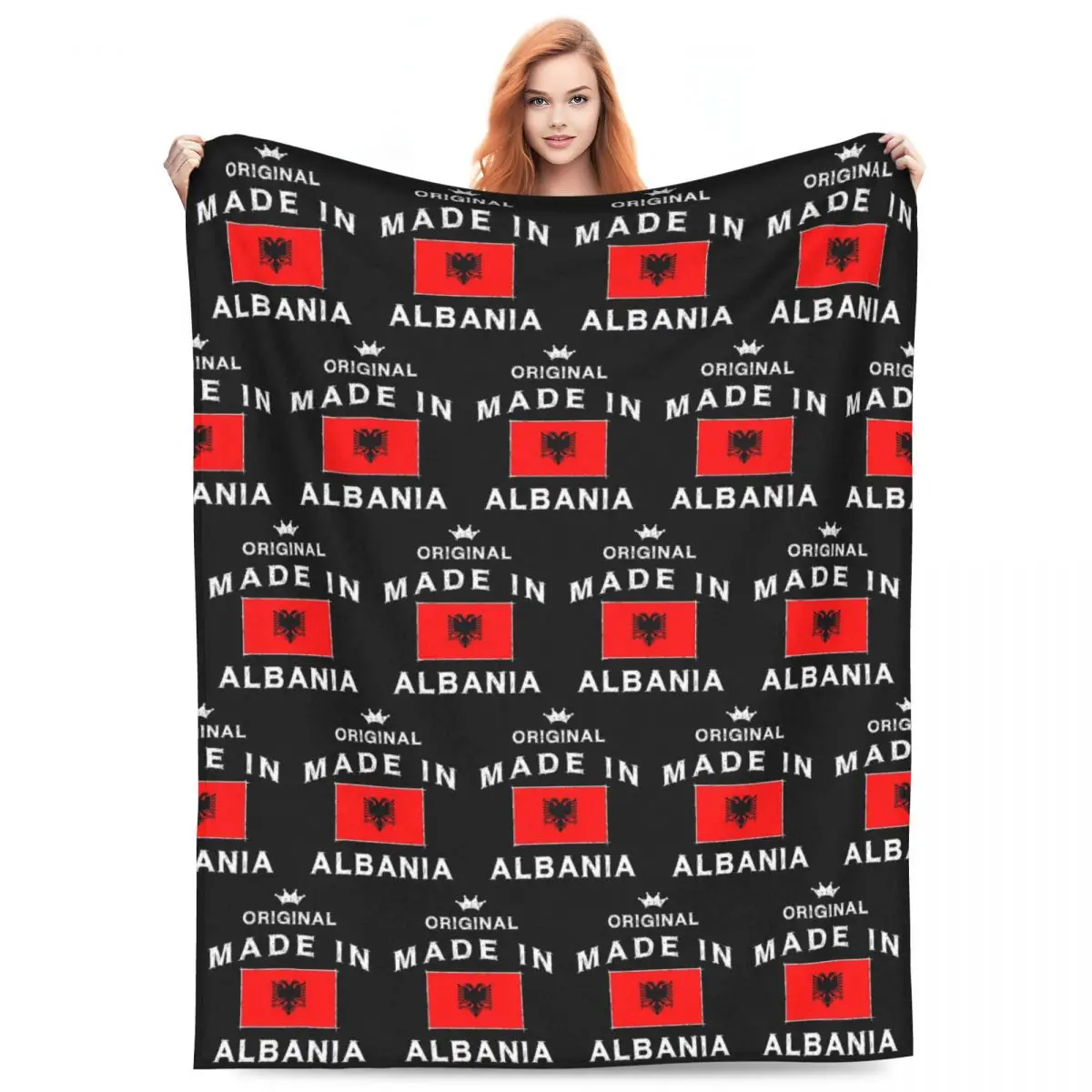 Одеяло с орлом и флагом Косово Liberation Армия UCK, мягкое теплое фланелевое одеяло с фланелевым покрытием для кровати, пикника, дорожного дивана