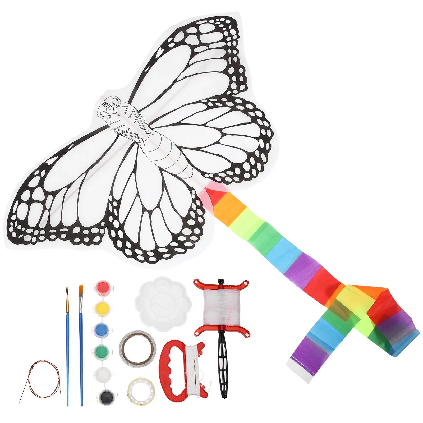 DIY vlieger materiaal tas vliegers voor kinderen maken jongen interessante tekening doek ambachtelijke kits kind schilderen