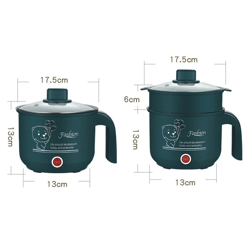 1,8 l elektrischer Reiskocher, antihaftbeschichtet, multifunktionaler Hot Pot, ein-/doppelschichtig