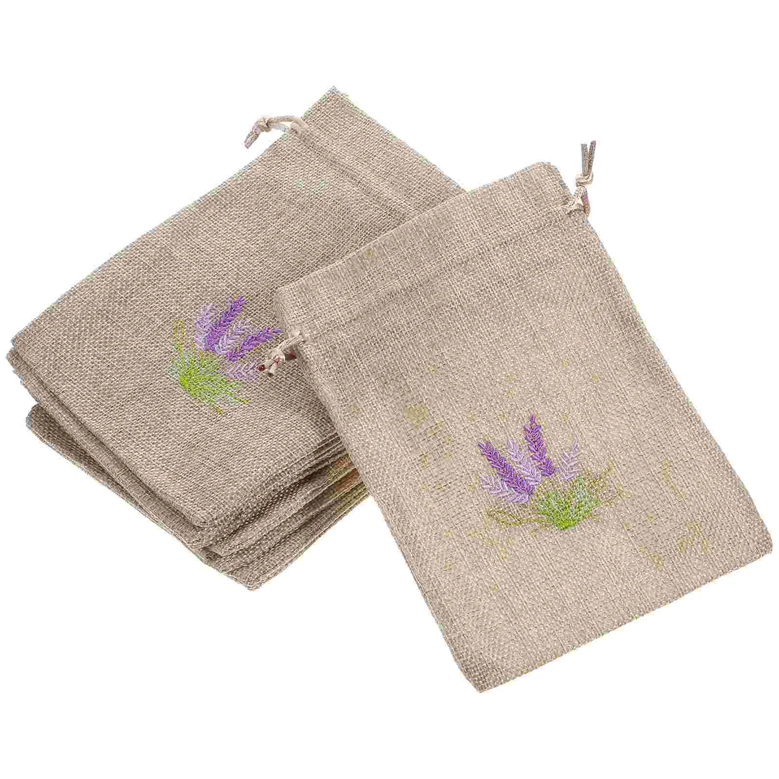 10 Pcs Locket Lavender Bag Portable Sachets Pouches Car Beam Empty Bags Container