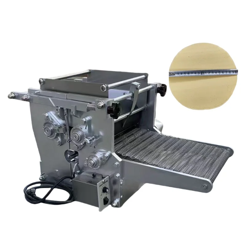 Thin Bread Making Machine Corn Tortilla & Tacos Maker for Burritos Chapati Roti Bread Shaping Grain Product Making Machine