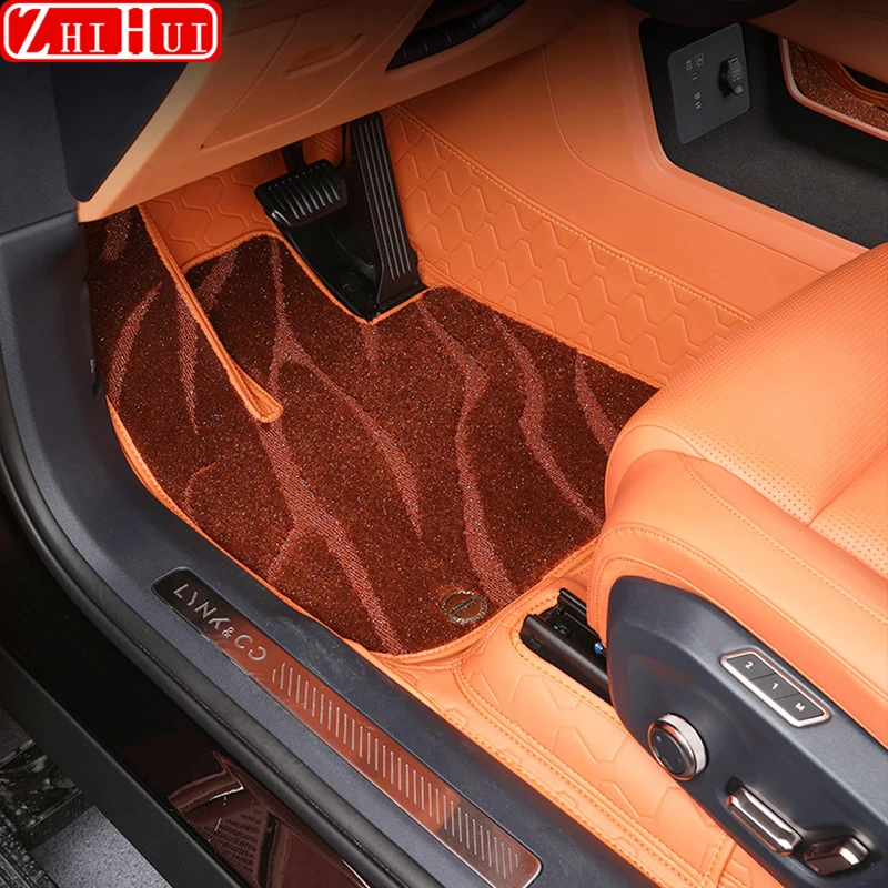 For Lynk & Co 900 Car Foot Mat Interior Decoration Full Surround Carpet Surround Aviation Soft Bag Foot Mat Interior Accessories