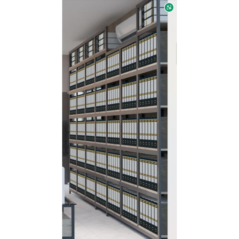 Custom Wood High Office Filing Cabinet with Open Shelves File Cabinet