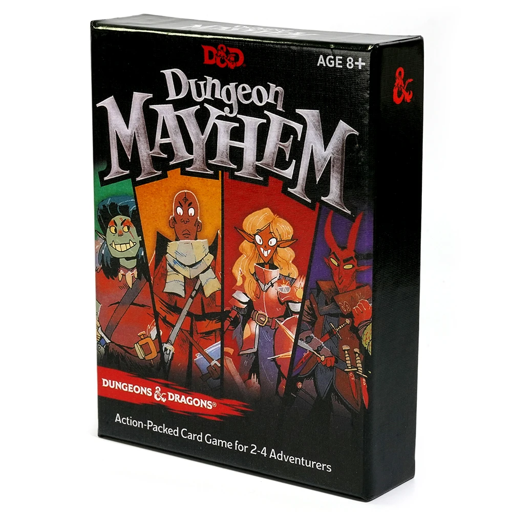 Dungeon Mayhem Dungeons Dragons Card Game 2-4 Players 120 Cards Board Game Party Game for Friends and Family