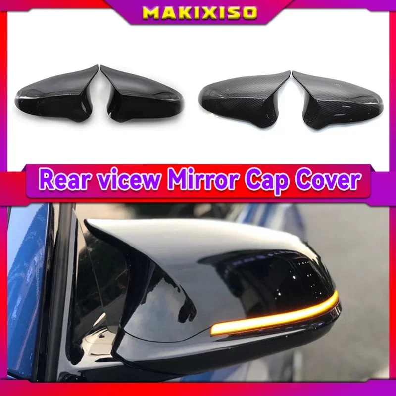 

Carbon Mirror Cover for -BMW M2 M3 M4 F80 F82 2015-2020 Rearview Side Mirror Caps Only Left Hand Drive