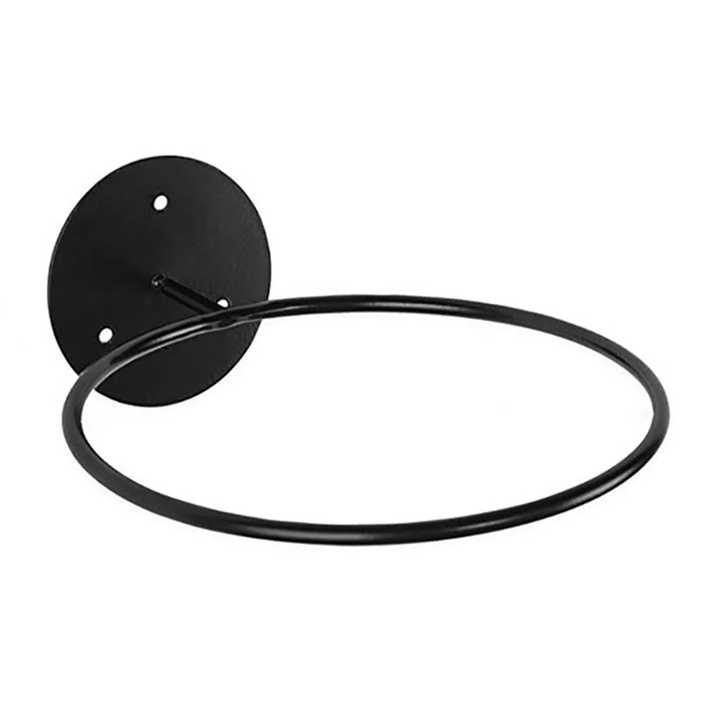 An der Wand montiertes Ball-Display-Regal, platzsparendes schwarzes Basketball-Aufbewahrungsregal, langlebiger Mehrzweck-Basketball-Eisenrahmen