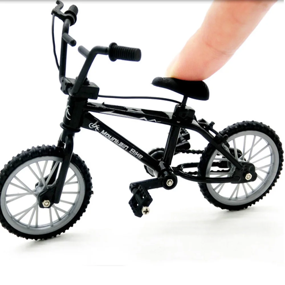 Mini Finger Bicycle Toys Alloy Miniature MTB Bike Model DIY Simulation Mountain Cycling Kid Gift Toy 1/12 Doll House Accessories