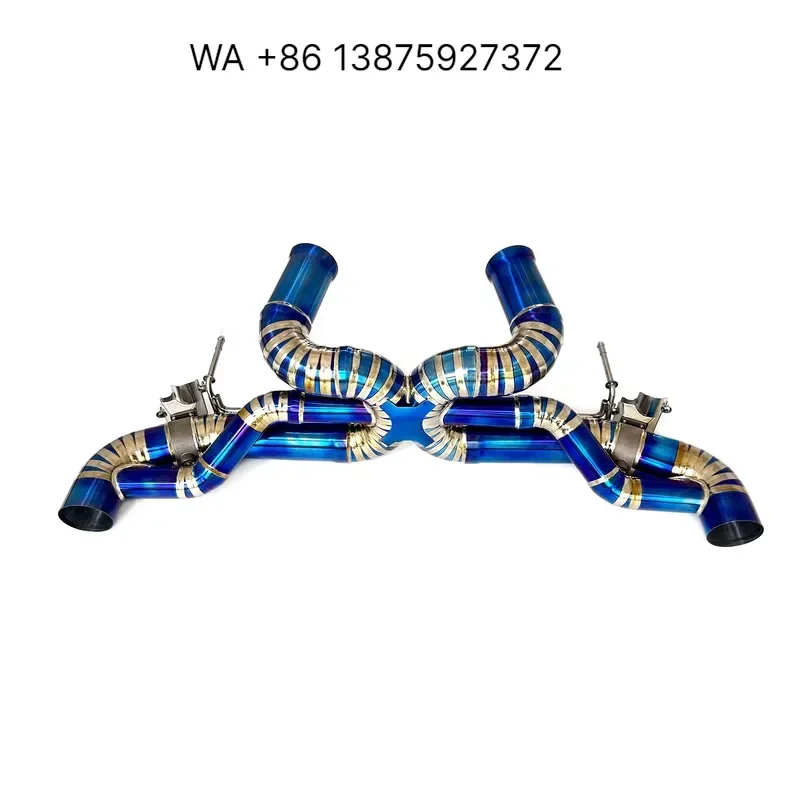 Wmwmnu for ING Titanium Tuning Exhaust System Valve Catback for GT with High Flow Performance Auto Tuning Pipe Parts