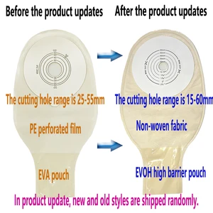 أكياس فغر القولون بصمام التصريف الاقتصادية للبالغين ، كيس فغر نظام من قطعة واحدة مع إغلاق مشبك ، مقطوع ليناسب ، 15-60 مم ، 30 قطعة أعلى 6 مبيعات بيكيني لاستئصال الثدي - رقم 6