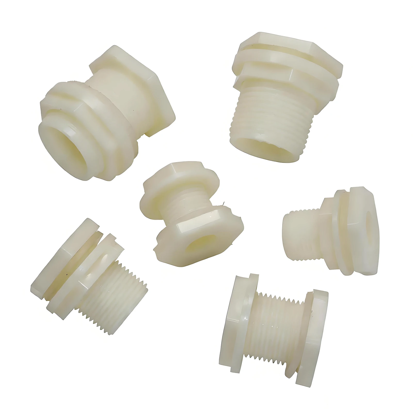 2Pcs Water Tower Joint ABS External Thread G1" 3/4" 1/2 Connector Tank Drain Pipe Accessories Aquarium Joint Water Pipe Fitting - view 5