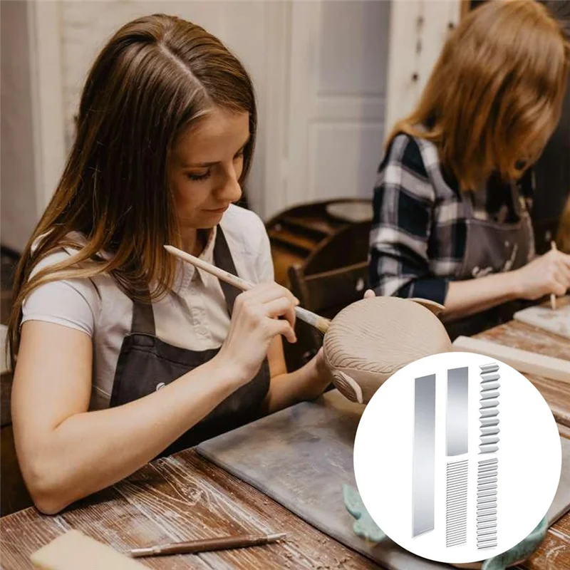 -A89Z 5 قطع قواطع طين بوليمر مرنة، شفرة طين بوليمر كلاي، شفرة تقطيع الطين مع 8 قطع قواطع على شكل دائرة مستديرة