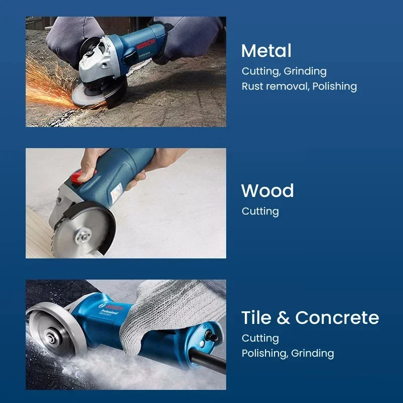 Bosch GWS 700 Angle Grinder Wired 110/220V Polishing Cutting Machine 12000rpm 100mm Discs Electric Grinding Machine Power Tools - view 4