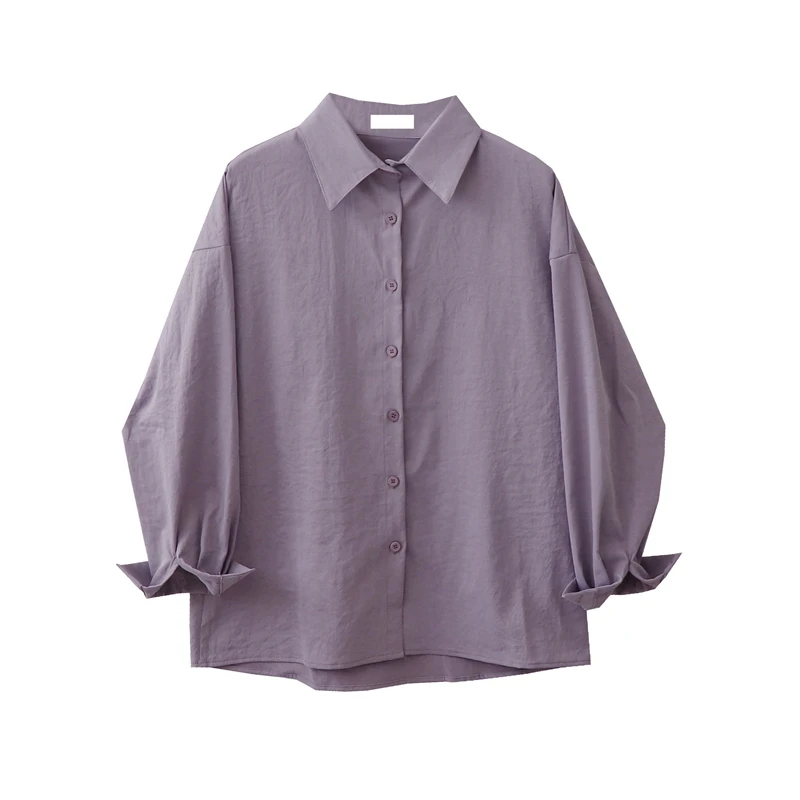 

Y2K Loose Casual Shirt Women Autumn High End Versatile Long Sleeve French Retro Shirt Style