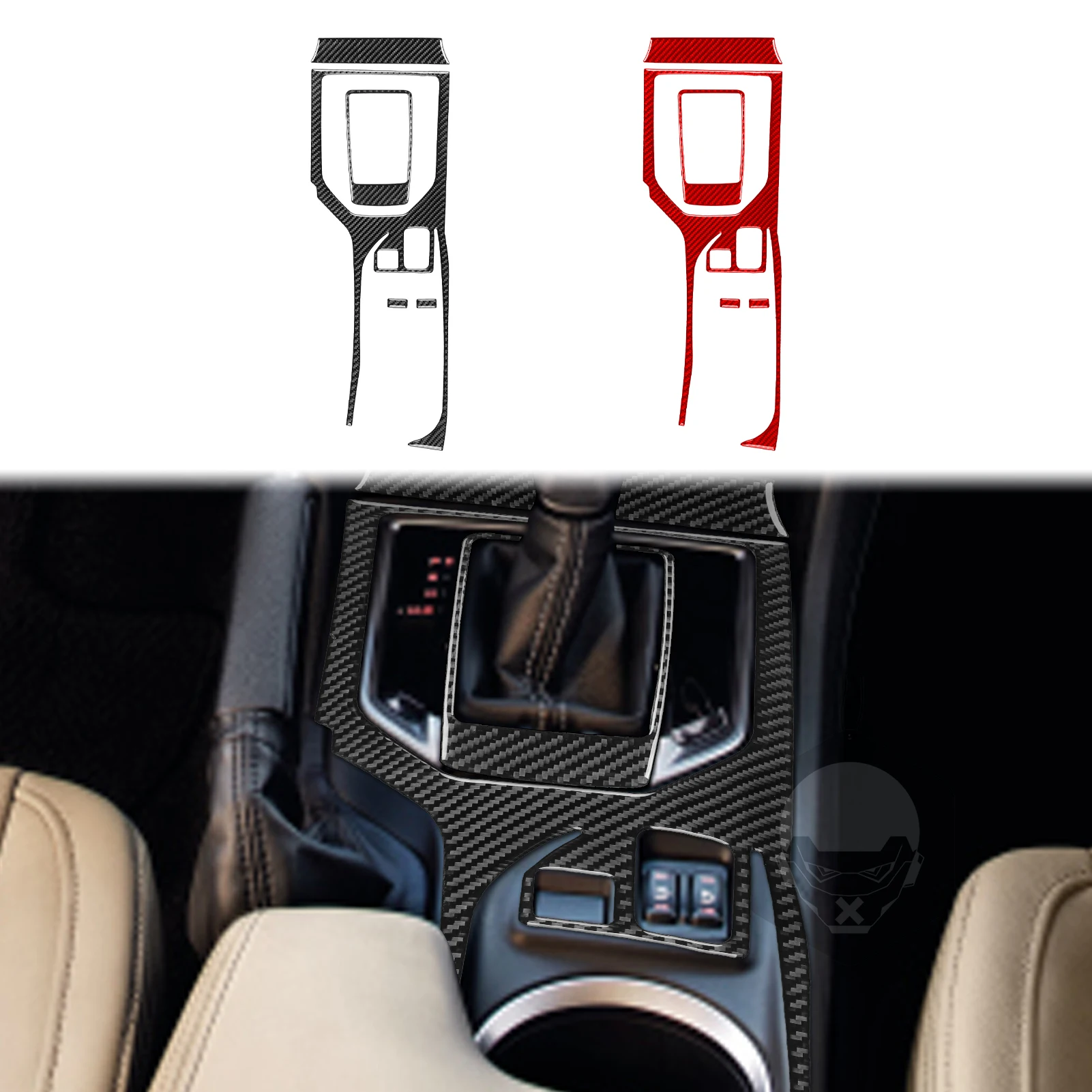 

Для Subaru Impreza 2017-2022 Crosstrek 2018-2022 Ремонт панели шестерен из углеродного волокна, набор деревянных наклеек для салона автомобиля