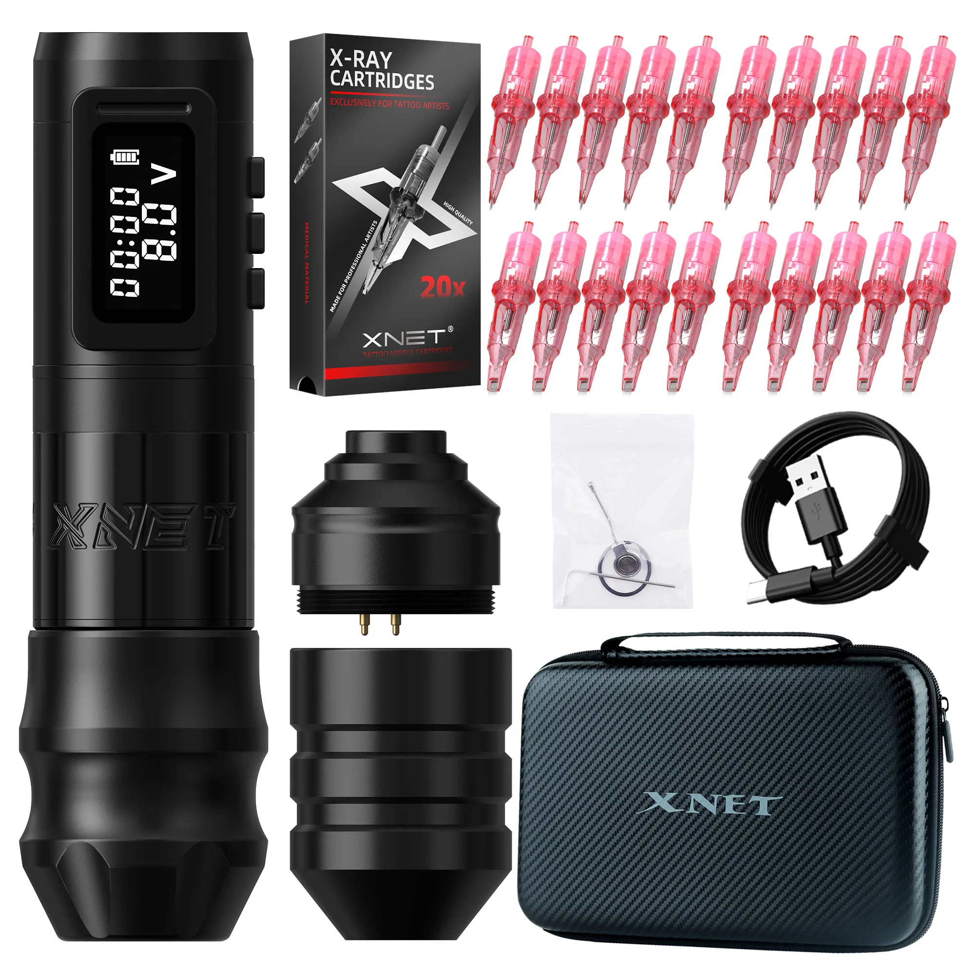 XNET Claws 2025 Wireless Tattoo Machine Rotary Pen with Powerful