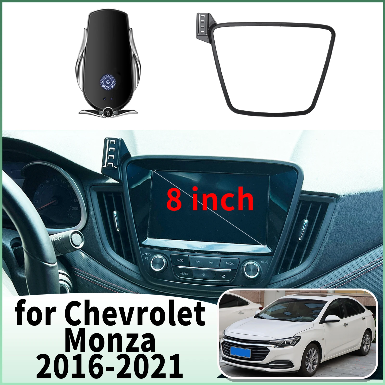 

fit for Chevrolet Monza 2016 2017-2021 Cavalier Specific Dashboard Navigation Phone Holder Mount Design Car​​ accessoires