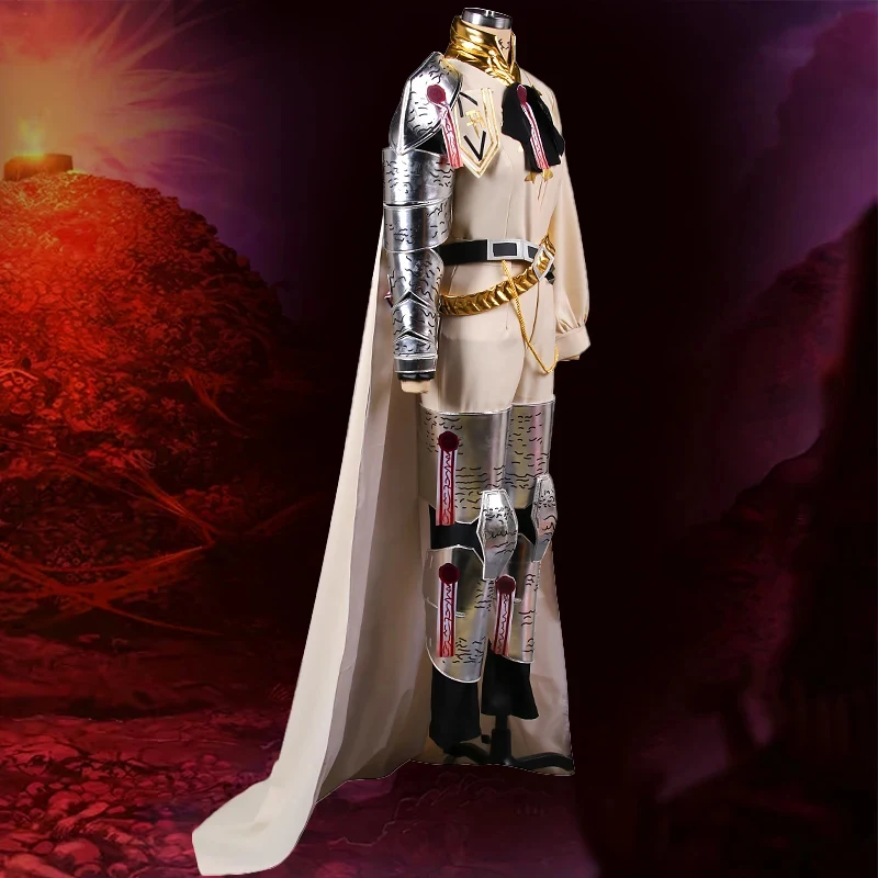 

ABC123Game Limbus Company Kromer Cosplay Costume Long Cloak Pants Suit Men Woman Anime Halloween Party Carnival Rolepl5,j'8.k/4\